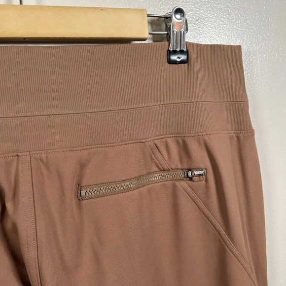 Athleta Venice Jogger Pants Size XL Rustic Brown Travel Comfy Athletic Casual - Picture 9 of 13